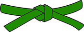 Green Karate Belt